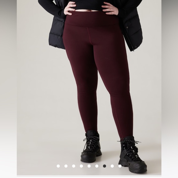 Athleta Pants - NWT Athleta‎ Altitude High Rise Stash Tight, Size Women’s 1X, Spiced Cabernet